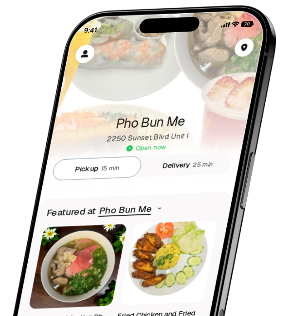 Pho Bun Me app preview