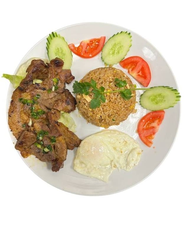 C2. Grilled Pork Rice Platter - Com Thit Nuong.