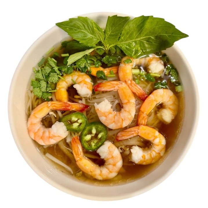 P5. Pho Jumbo Shrimp-Phở Tôm.