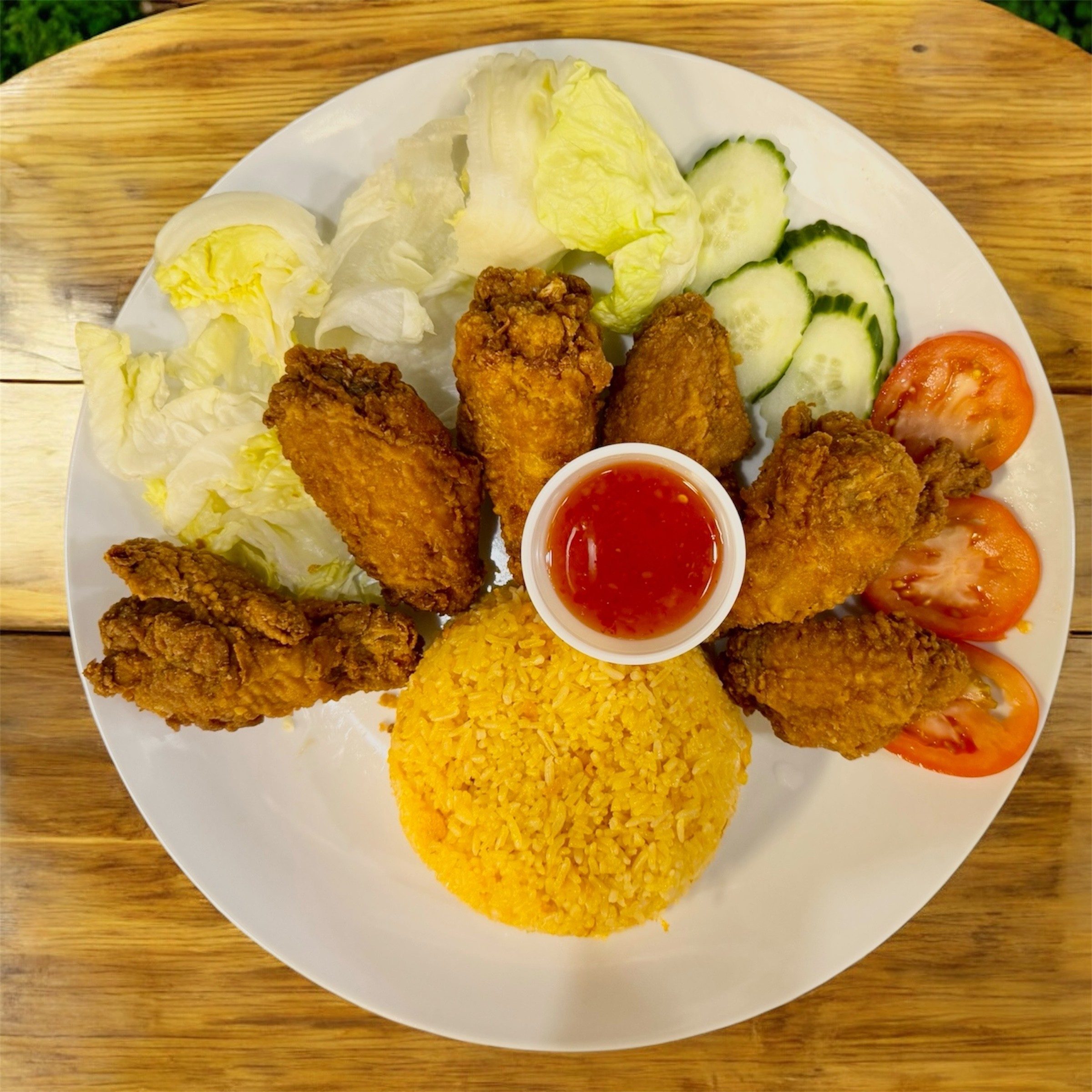 C3. Jumbo Wings Plate (6pcs) -Com Ga.