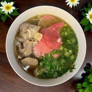 P1. Pho Combination – Phở Tái, Nam, Bò Viên