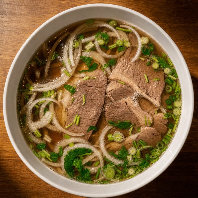 P3. Pho Brisket and Meatballs - Phở Nam, Bò Viên.