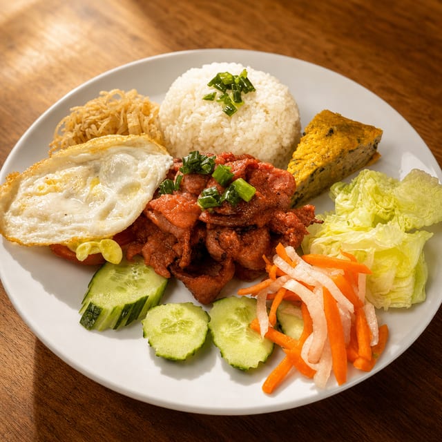C1. Special Rice Platter – Cơm Đặc Biệt.