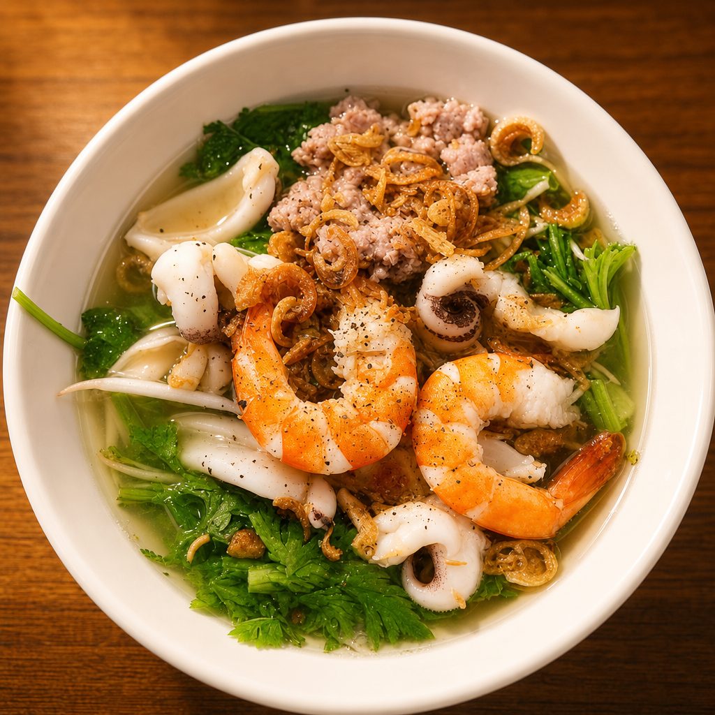 P6. Vietnamese Seafood Soup - Hủ Tiếu.