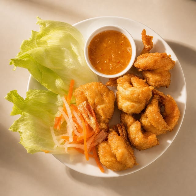 Fried Jumbo Shrimp-Tôm Chiên.