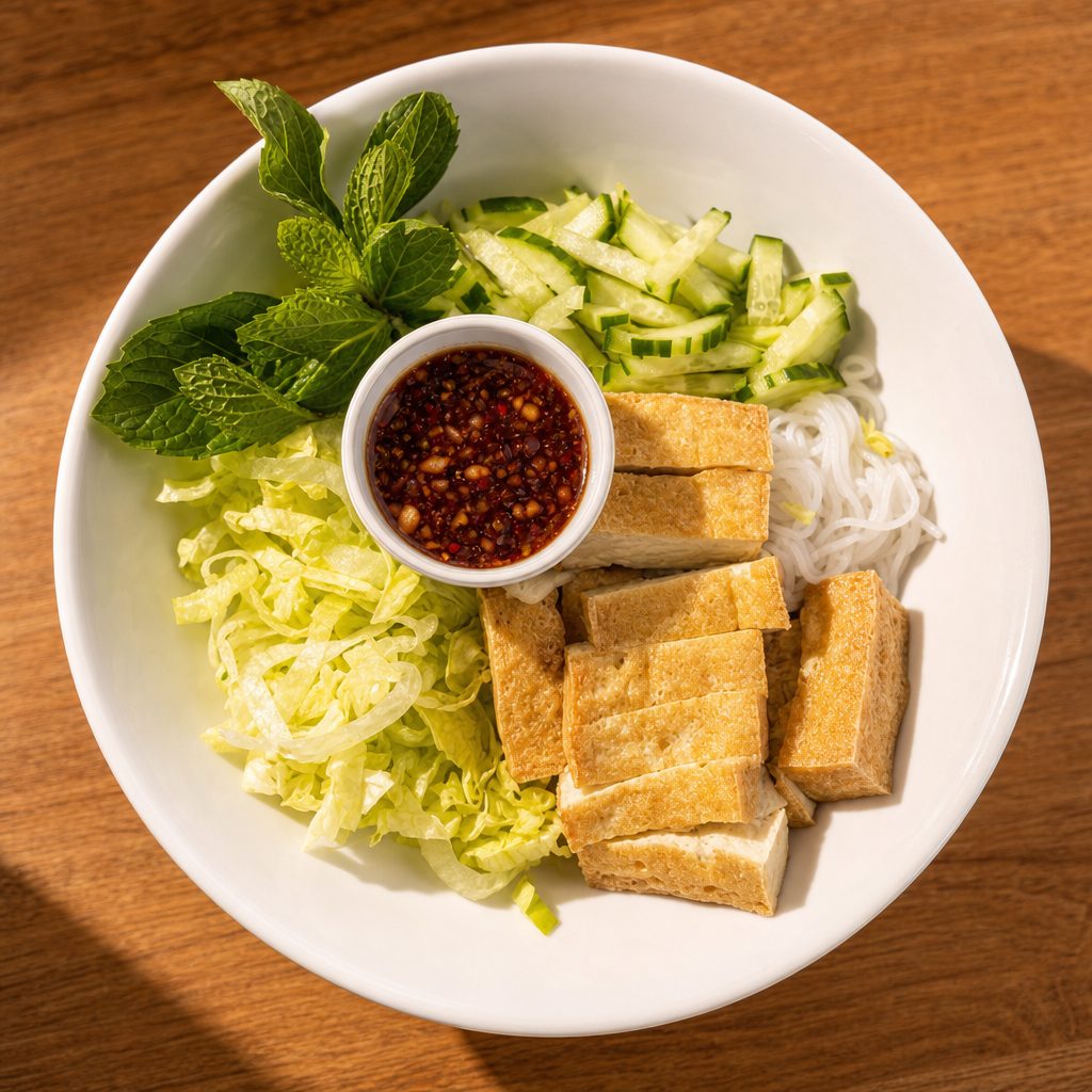 P9. Veggie Bowl - Bun Chay.