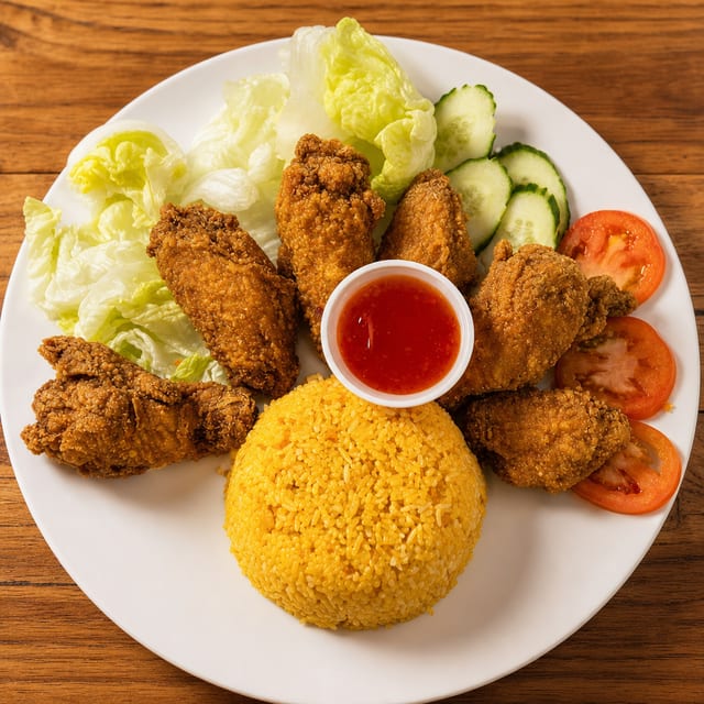 C3. Jumbo Wings Plate (6pcs) -Com Ga.